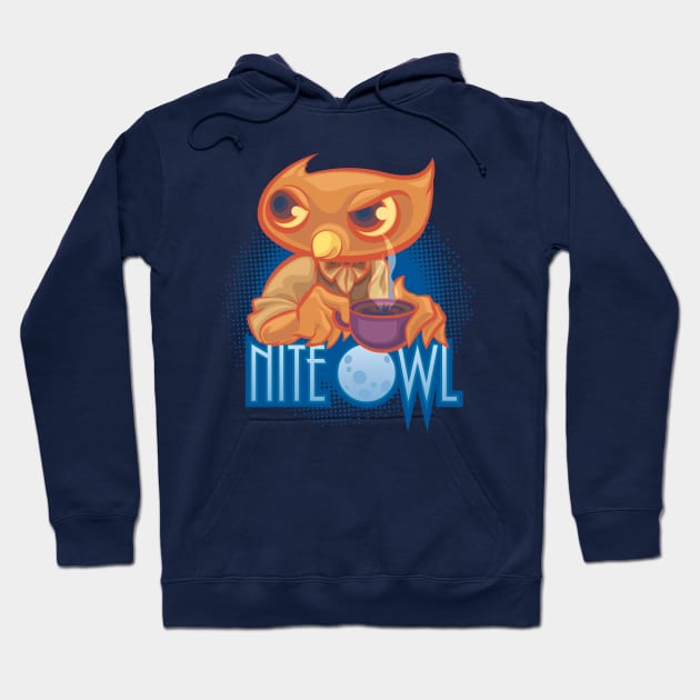 nite owl Hoodie by majanation